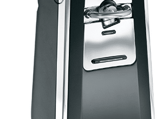 Hamilton Beach 76606ZA Smooth Touch Can Opener, Black and Chrome