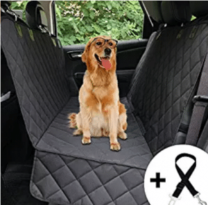 Honest Luxury Quilted Dog Car Seat Cover With Side Flap Pet Front&Backseat cover for Cars