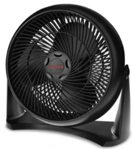 Honeywell HT-908 Turbo Force Room Air Circulator Fan, Black, 15 Inch