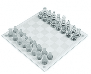 Deluxe Glass Chess Set