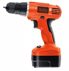 Black & Decker GCO1200C 12-Volt Cordless Drill with Over Molds, Orange and Black