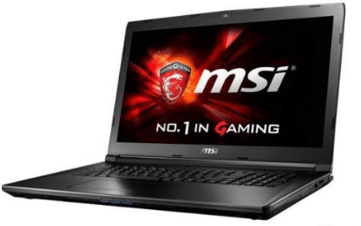 MSI GL72 17.3" 1920x1080 Gaming Laptop (2017), 7th Gen Intel i7-7700HQ quad-core 2.8GHz