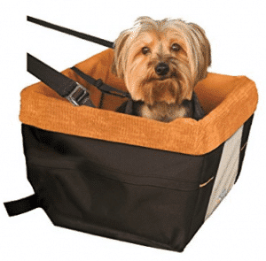 Kurgo Skybox Dog Booster Seat for Cars and Dog Car Seat with Dog Seat Belt Tether