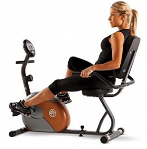 Marcy Recumbent Exercise Bike with Resistance ME-709