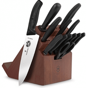 Victorinox Forschner Swiss Classic 14-piece Walnut Swivel Knife Block Set