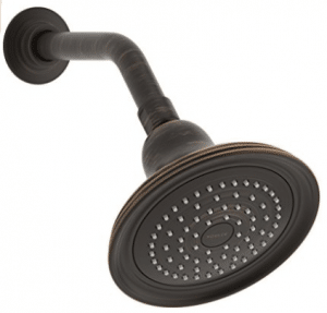 Kohler K-10391-AK-2BZ Devonshire Single Function Showerhead with Katalyst Spray Technology