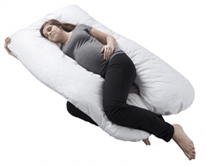 Pregnancy Pillow, Maternity Pillow with Contoured U-Shape by Bluestone