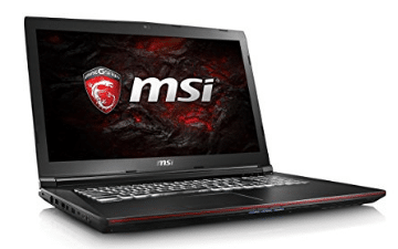 MSI GP72VR Leopard Pro-281 17.3" 120Hz 5ms Display Performance Gaming Laptop Core i7-7700HQ GTX 1060 16GB 1TB VR Ready