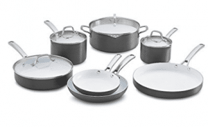 Calphalon 11 Piece Classic Ceramic Nonstick Cookware Set