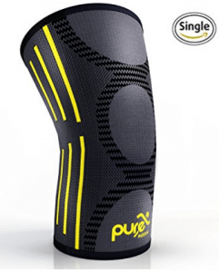 PURE SUPPORT Knee Brace Sleeve with Best Patella 