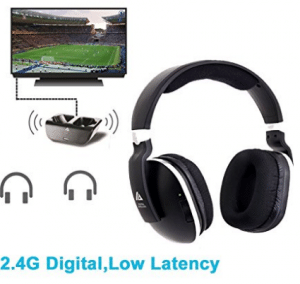 Wireless Headphones for TV with RF Transmitter for Watching and Listening