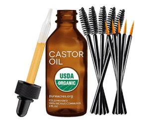 Pure Castor Oil for Eyelashes, Eyebrows, Hair Growth