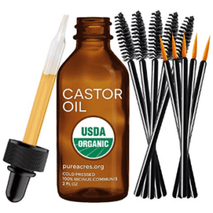 Pure Castor Oil for Eyelashes, Eyebrows, Hair Growth