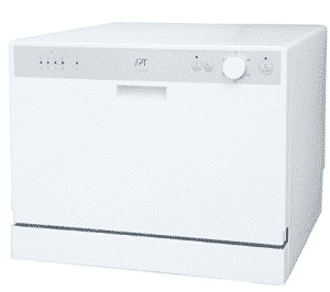 SPT SD-2202W Countertop Dishwasher with Delay Start, White