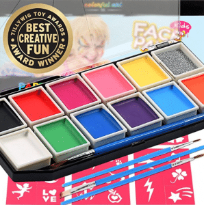 Award Winning Face Paint | Professional 12 Color Mega 