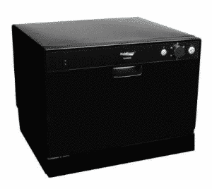 Koldfront 6 Place Setting Portable Countertop Dishwasher - Black