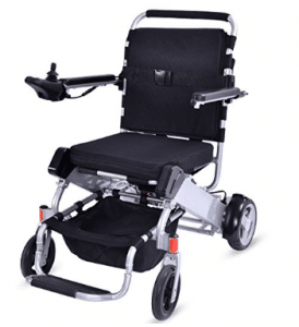 Giantex Lightweight 55 lbs only Heavy Duty Supports 330 lbs Aluminum Foldable Wheelchair Electric Power Propelled Portable