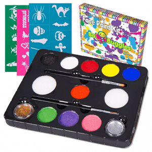 Bo Buggles Face Paint Kit with 30 Stencils