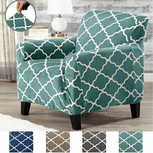 Modern Velvet Plush Strapless Slipcover