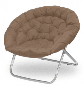 Oversized Folding Moon Chair, Best Papasan Chairs with Cushion