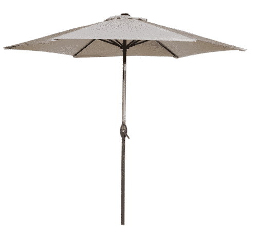 Abba Patio Outdoor Patio Umbrella 9-Feet Aluminum Market Table Umbrella