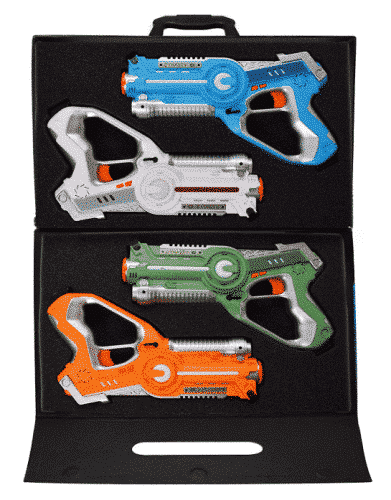 dynasty toys laser tag set and carrying case