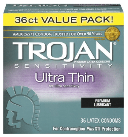 Trojan Ultra Thin Latex Condoms