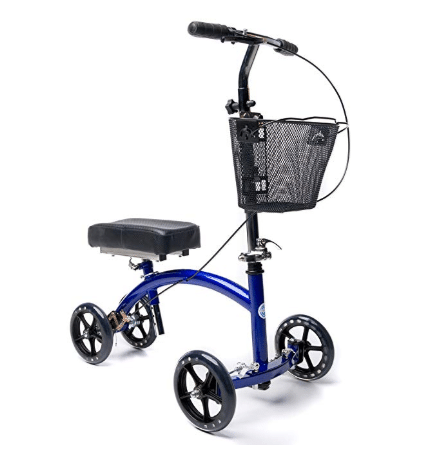 KneeRover Deluxe Steerable Knee Cycle Knee Walker Scooter