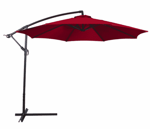 Belleze 10ft Outdoor Patio Umbrella Sun Shade Hand 