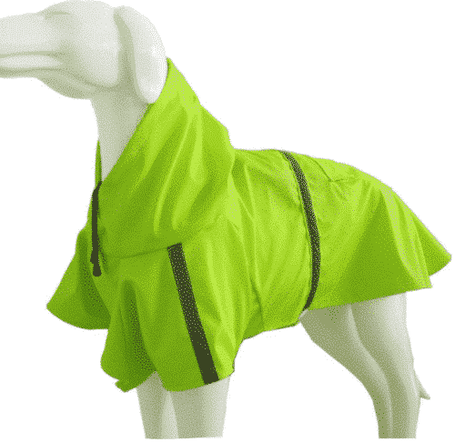 Dog Raincoat Leisure Waterproof Lightweight Dog Coat Jacket Reflective Rain Jacket