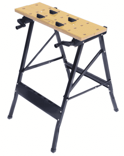 Goplus Folding Work Bench Sawhorse with Clamp