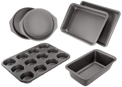 AmazonBasics 6-Piece Nonstick Bakeware Set