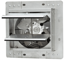 Iliving ILG8SF7V Wall-Mounted Variable Speed Shutter Exhaust Fan Crawl Space Ventilator