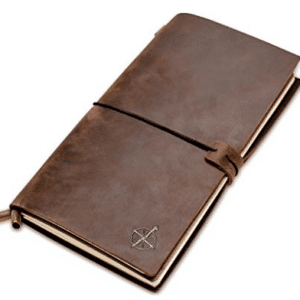 Wanderings Leather Notebook Journal | Leather Bound