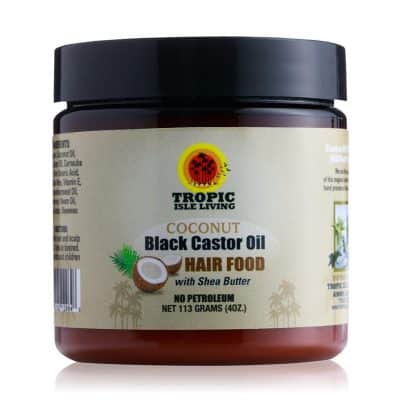 Tropic Isle Living Coconut Jamaican Black Castor Oil Hair Food