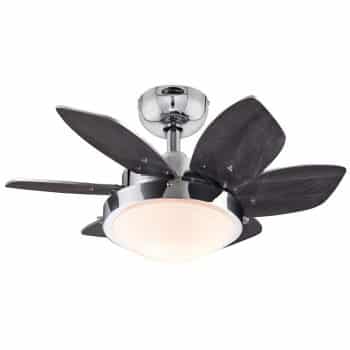 Westinghouse 7863100 Quince 24-Inch Chrome Indoor Ceiling Fan