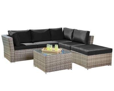 Suncrown Outdoor Furniture Sectional Sofa