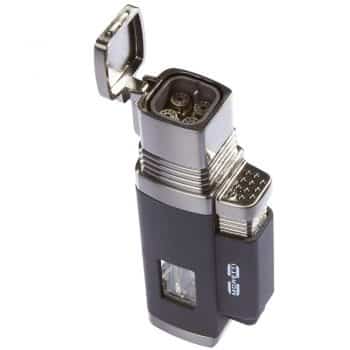 Moretti Vertigo Churchill Quad Flame Butane Torch Cigar Lighter