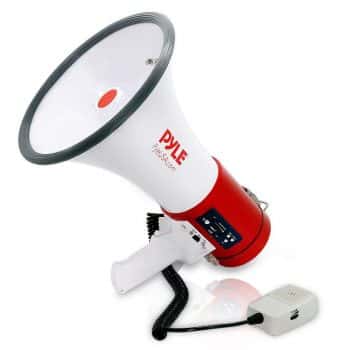 Pyle Megaphone 50-Watt Siren Bullhorn