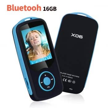 Niusute Mp3 Player with Bluetooth 16GB Music Player 