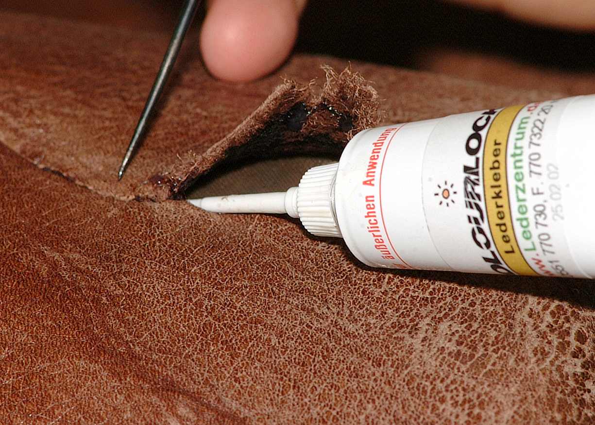 best glue to use on a leather sofa