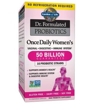 Garden of Life Dr. Formulated Once Daily Women’s Shelf Stable Probiotics 16 Strains