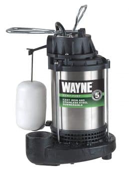 WAYNE CDU1000 1 HP Submersible Cast Iron and Stainless Steel Sump Pump