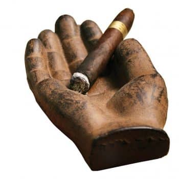 Cast Iron Hand Cigar Ashtray