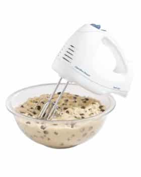 Hamilton Beach 62682RZ Hand Mixer with Snap-on Case, White