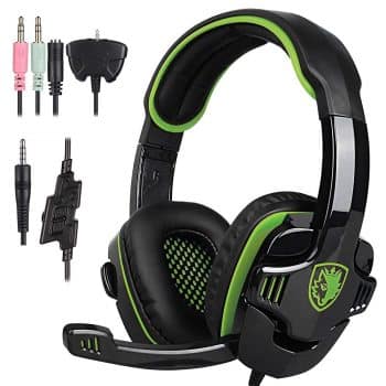 Stereo Gaming Headphone Headset Earphone with Microphone