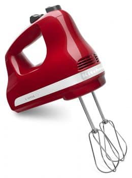 KitchenAid 5- Speed Ultra Power Hand Mixer, Empire Red