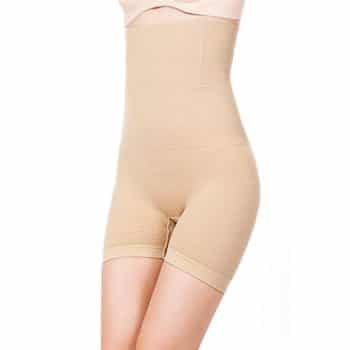 Women’s Shapewear Tummy Control Shorts Brilliance High Waist Panty Mid-Thigh Body Shaper Bodysuit