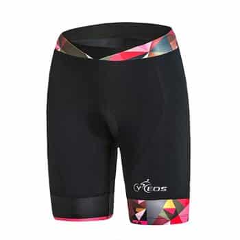 CYCEOS Womens Cycling Shorts with 4D Gel Padded