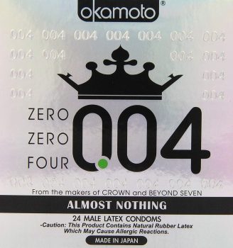 Okamoto 0.04 mm Zero Zero Four Condoms 24 pack